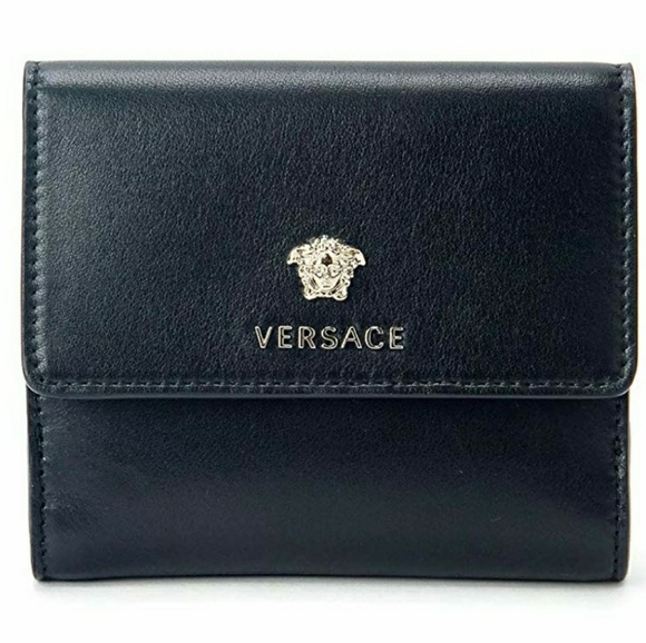 Versace Handbags - Versace Medusa Leather Signature French Wallet Versace Handbags - Versace Medusa Leather Signature French Wallet